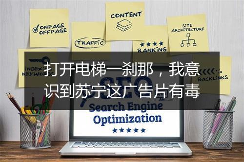 打开电梯一刹那，我意识到苏宁这广告片有毒