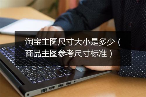 淘宝主图尺寸大小是多少（商品主图参考尺寸标准）