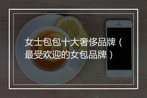女士包包十大奢侈品牌（最受欢迎的女包品牌）