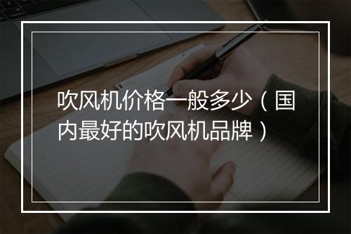 吹风机价格一般多少（国内最好的吹风机品牌）