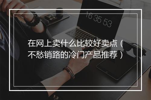 在网上卖什么比较好卖点（不愁销路的冷门产品推荐）