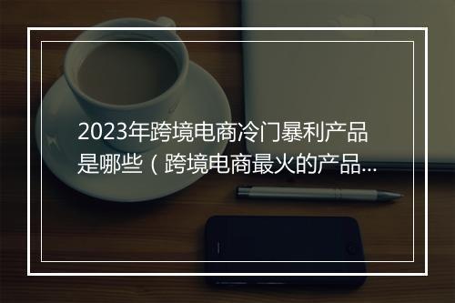 2023年跨境电商冷门暴利产品是哪些（跨境电商最火的产品）