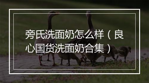 旁氏洗面奶怎么样（良心国货洗面奶合集）