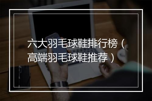 六大羽毛球鞋排行榜（高端羽毛球鞋推荐）