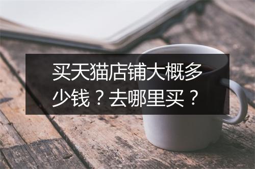 买天猫店铺大概多少钱？去哪里买？