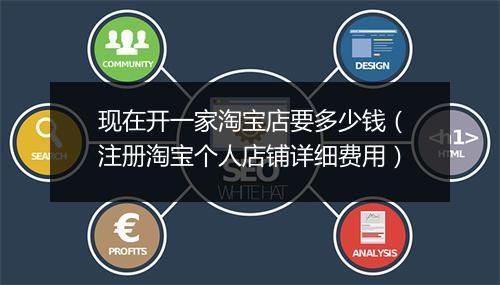 现在开一家淘宝店要多少钱（注册淘宝个人店铺详细费用）