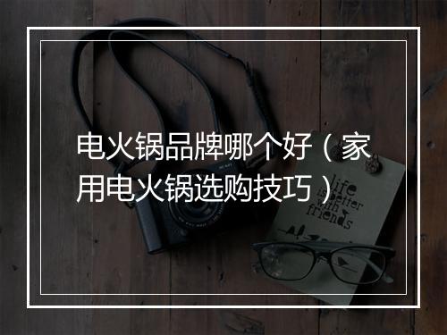 电火锅品牌哪个好（家用电火锅选购技巧）