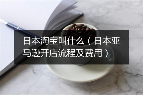 日本淘宝叫什么（日本亚马逊开店流程及费用）