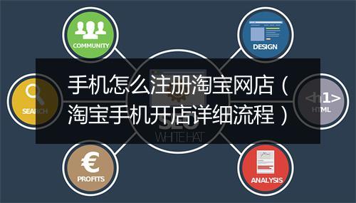 手机怎么注册淘宝网店（淘宝手机开店详细流程）