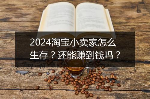 2024淘宝小卖家怎么生存？还能赚到钱吗？