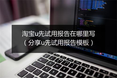 淘宝u先试用报告在哪里写（分享u先试用报告模板）