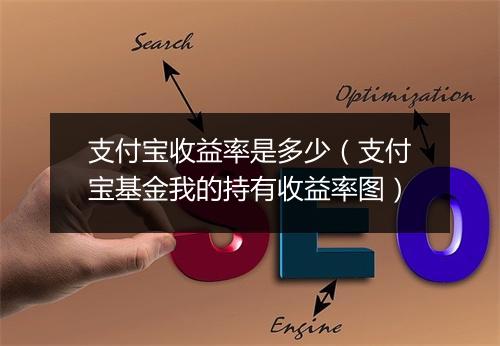 支付宝收益率是多少（支付宝基金我的持有收益率图）