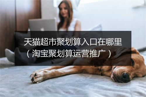 天猫超市聚划算入口在哪里（淘宝聚划算运营推广）