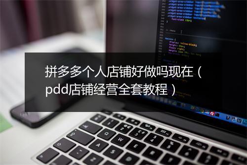 拼多多个人店铺好做吗现在（pdd店铺经营全套教程）