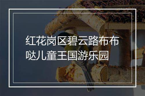 红花岗区碧云路布布哒儿童王国游乐园