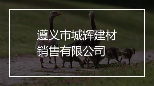 遵义市城辉建材销售有限公司