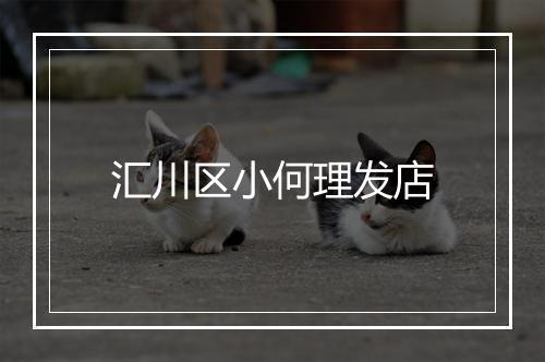 汇川区小何理发店