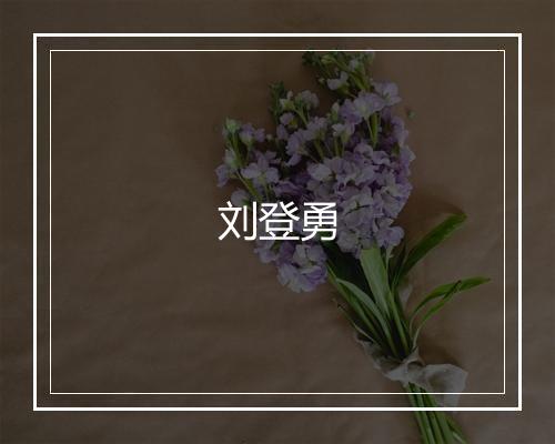 刘登勇