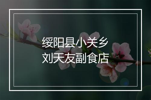 绥阳县小关乡刘天友副食店
