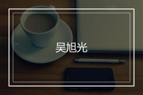 吴旭光