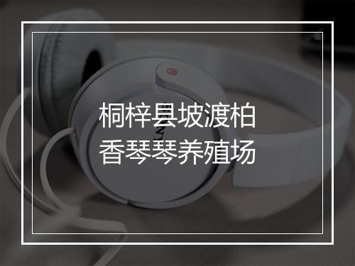 桐梓县坡渡柏香琴琴养殖场