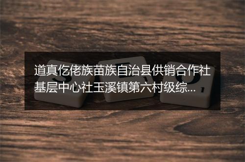 道真仡佬族苗族自治县供销合作社基层中心社玉溪镇第六村级综合服务站