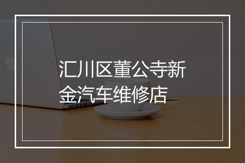 汇川区董公寺新金汽车维修店