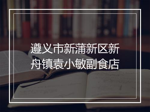 遵义市新蒲新区新舟镇袁小敏副食店