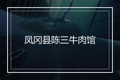 凤冈县陈三牛肉馆