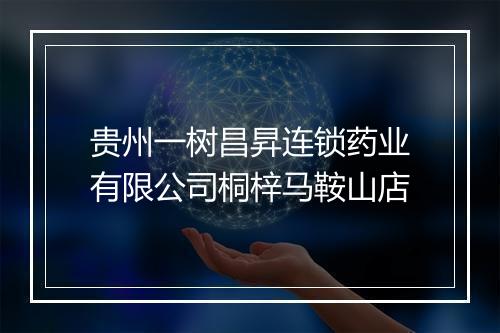 贵州一树昌昇连锁药业有限公司桐梓马鞍山店