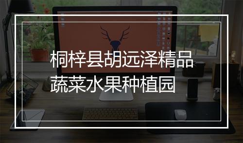 桐梓县胡远泽精品蔬菜水果种植园