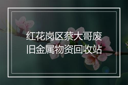红花岗区蔡大哥废旧金属物资回收站