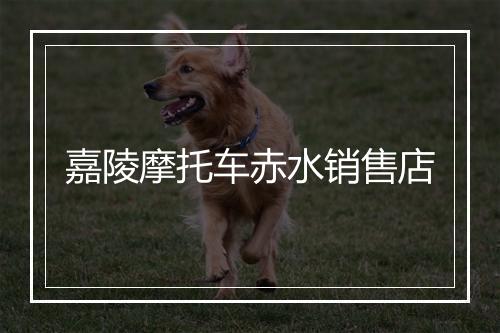 嘉陵摩托车赤水销售店