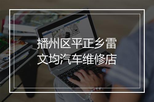 播州区平正乡雷文均汽车维修店