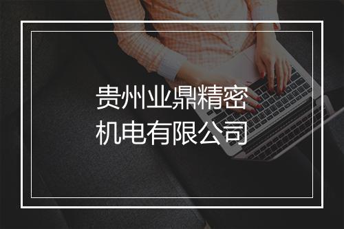 贵州业鼎精密机电有限公司
