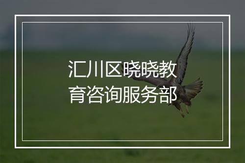 汇川区晓晓教育咨询服务部