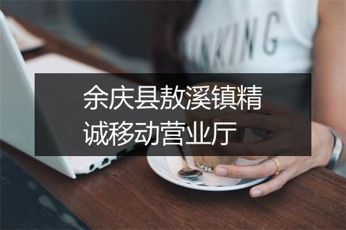 余庆县敖溪镇精诚移动营业厅