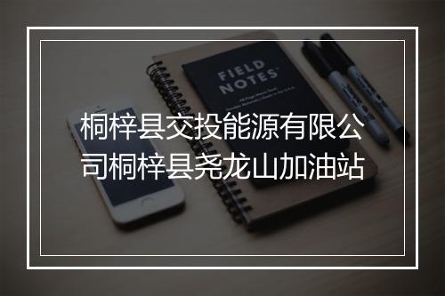 桐梓县交投能源有限公司桐梓县尧龙山加油站