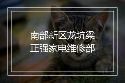 南部新区龙坑梁正强家电维修部