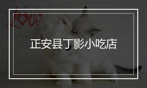 正安县丁影小吃店