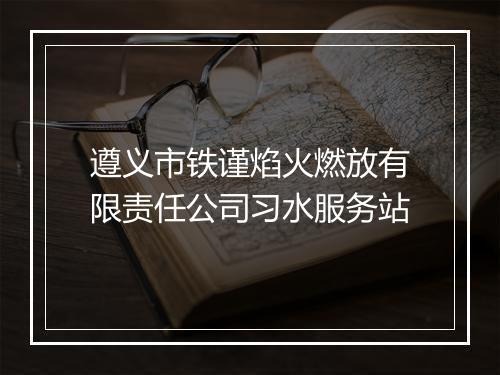 遵义市铁谨焰火燃放有限责任公司习水服务站