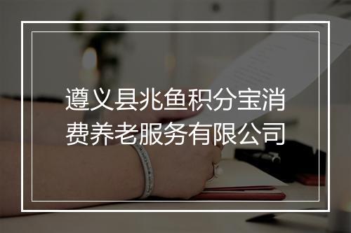 遵义县兆鱼积分宝消费养老服务有限公司