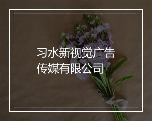 习水新视觉广告传媒有限公司