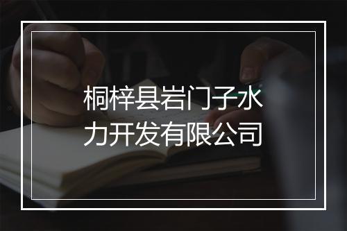 桐梓县岩门子水力开发有限公司