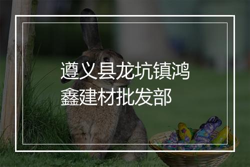 遵义县龙坑镇鸿鑫建材批发部