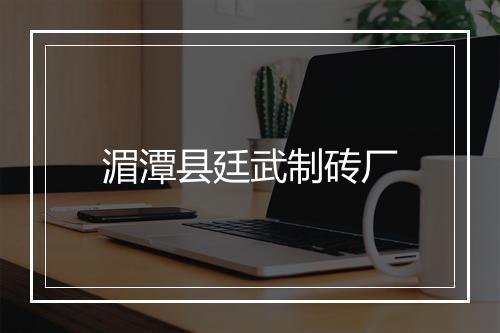 湄潭县廷武制砖厂