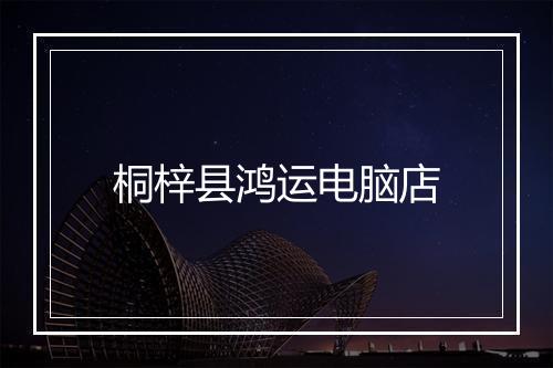 桐梓县鸿运电脑店