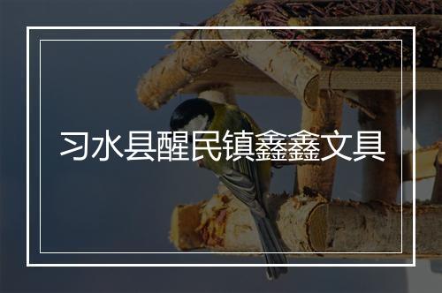 习水县醒民镇鑫鑫文具
