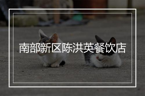 南部新区陈洪英餐饮店