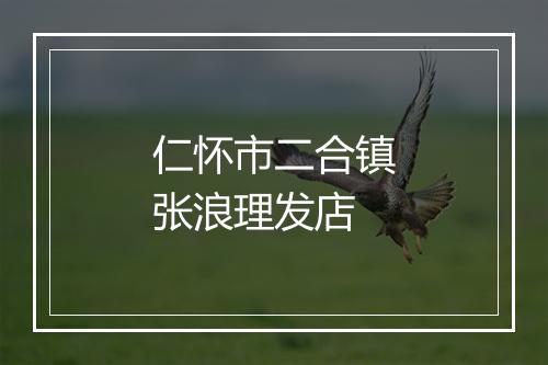仁怀市二合镇张浪理发店